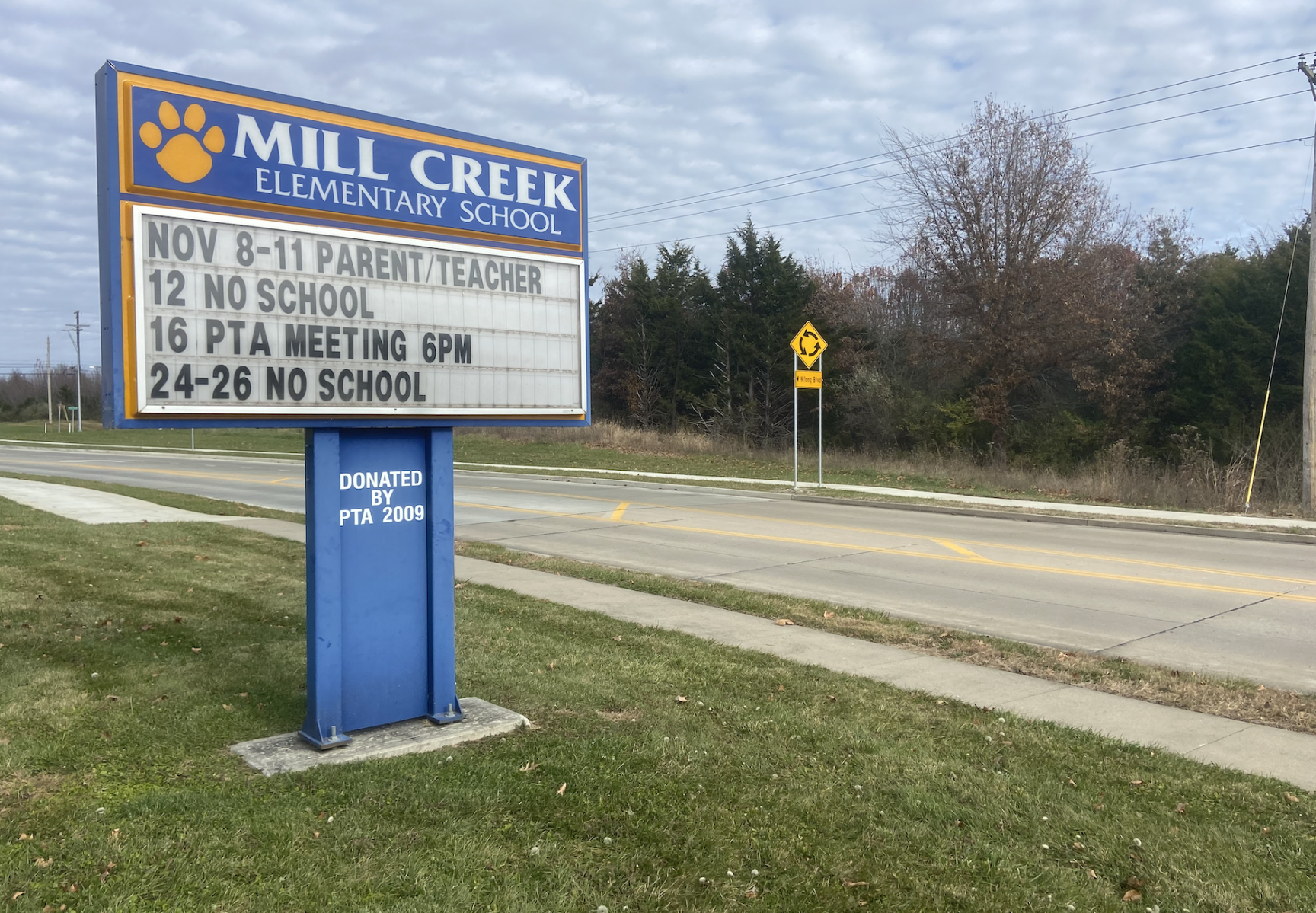 Myers works as a first grade teacher at Mill Creek Elementary School